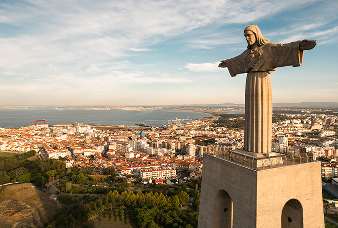 The Cristo Rei Lisbon Portugal