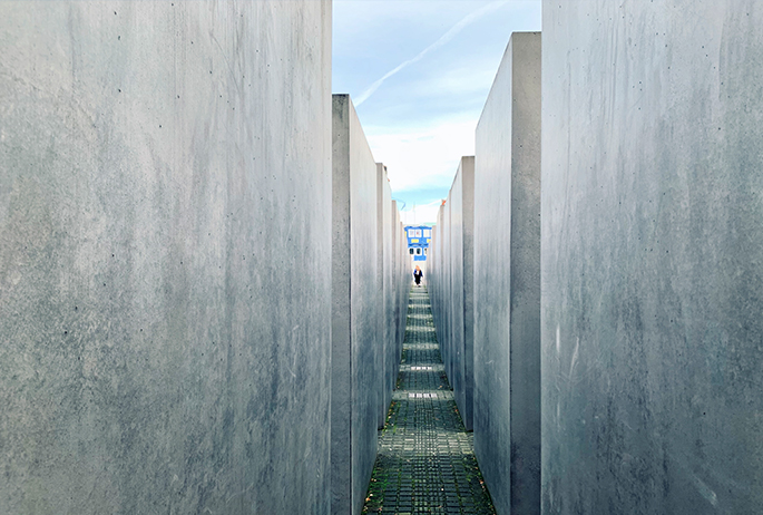 The Memorial to the Murdered Jews of Europe, also known as the Holocaust Memorial