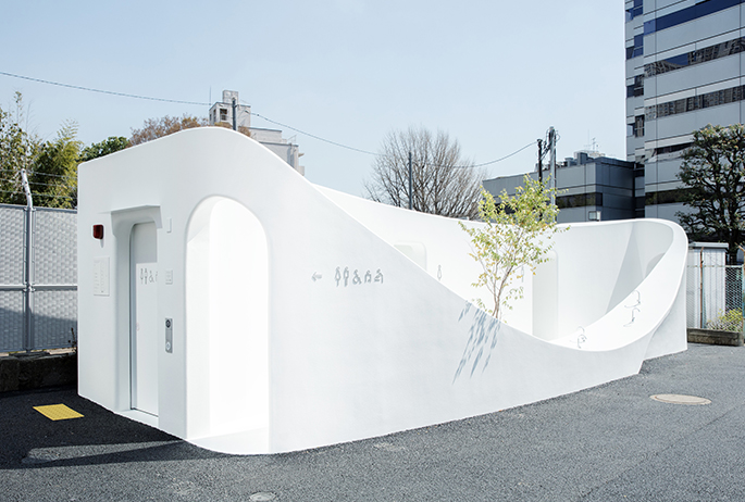 Nishisando Public Toilet by Sou Fujimoto. Photo: Satoshi Nagare