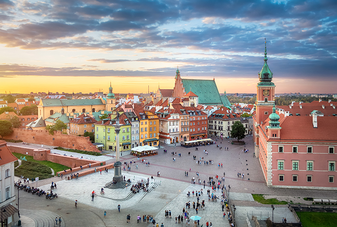 The Old Town of Warsaw, known as Stare Miasto