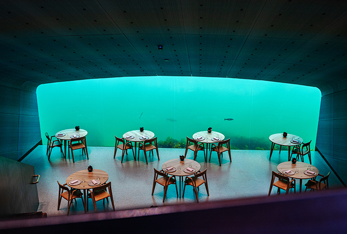 Under, Under Norway, Michelin-Starred, Underwater Restaurant, Snøhetta