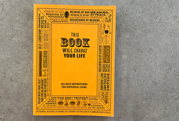 This Book Will Change Your Life Benrik is the London-based duo Ben Carey and Henrik Delehag