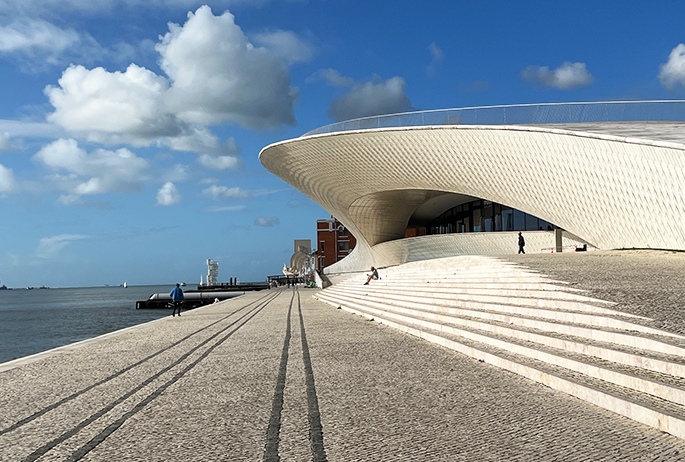 MAAT Gallery. Photo: Shachaf Dekel MAAT - Museum of Art, Architecture and Technology Lisbon Portugal
