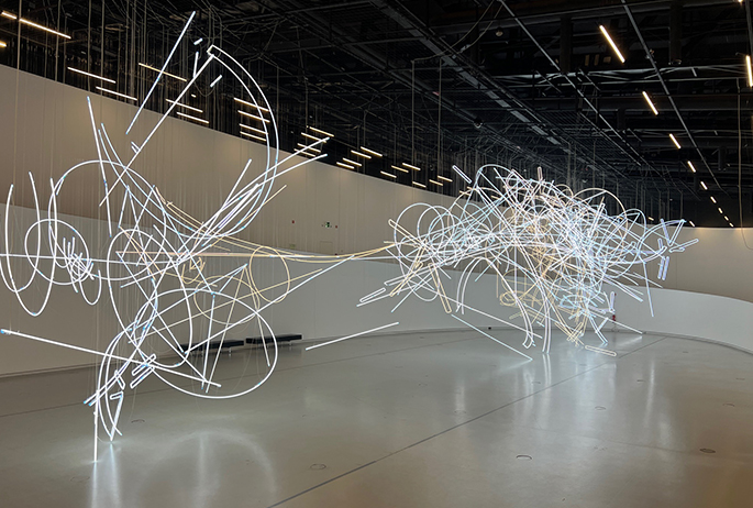 Exhibition: Forms in Space… by Light (in Time). Photo: Shachaf Dekel MAAT - Museum of Art, Architecture and Technology Lisbon Portugal