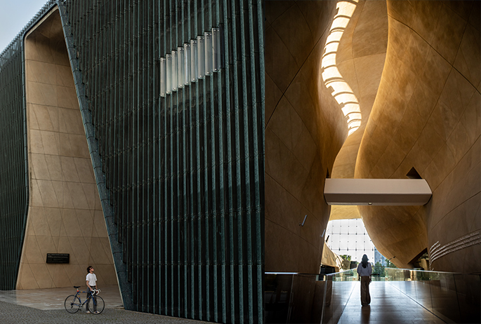 Photo: Maciek Jaźwiecki. Courtesy of Polin museum POLIN Museum of the History of Polish Jews is one of Warsaw