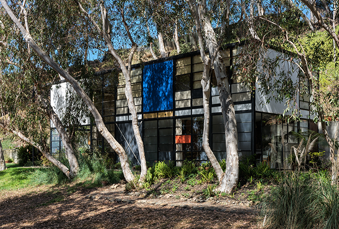 The Eames House as Photographed by Chris Mottalini, 2025 © 2025 Eames Office, LLC. All rights reserved Eams House design Architecture Los Angeles