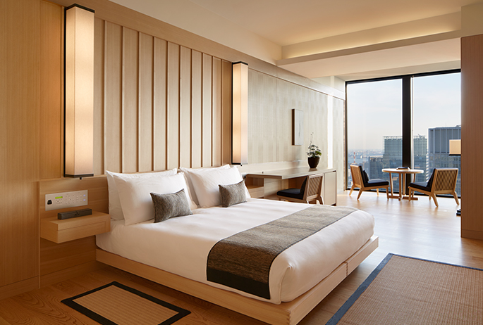 Photo courtesy of Aman Tokyo Aman Tokyo is a luxury hotel occupying the top six floors of The Otemachi Tower in central Tokyo