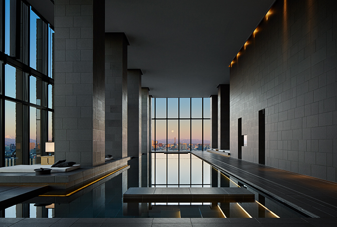 Photo courtesy of Aman Tokyo Aman Tokyo is a luxury hotel occupying the top six floors of The Otemachi Tower in central Tokyo