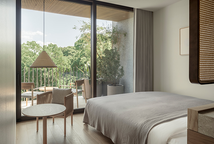 Photo by Tomooki Kengaku. Courtesy of Trunk Hotel Trunk Hotel Yoyogi Park Tokyo