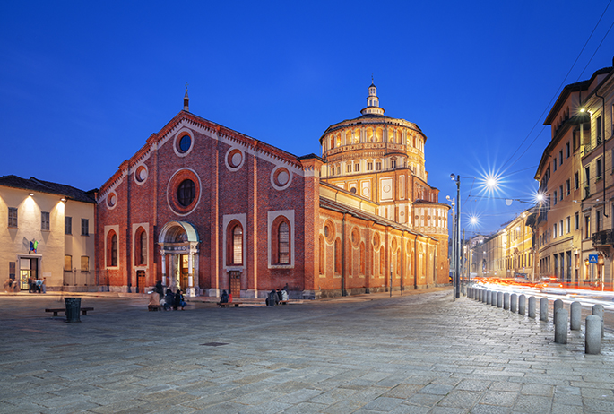 Santa Maria delle Grazie. Photo: Envato Elements Santa-Maria-delle-Grazie