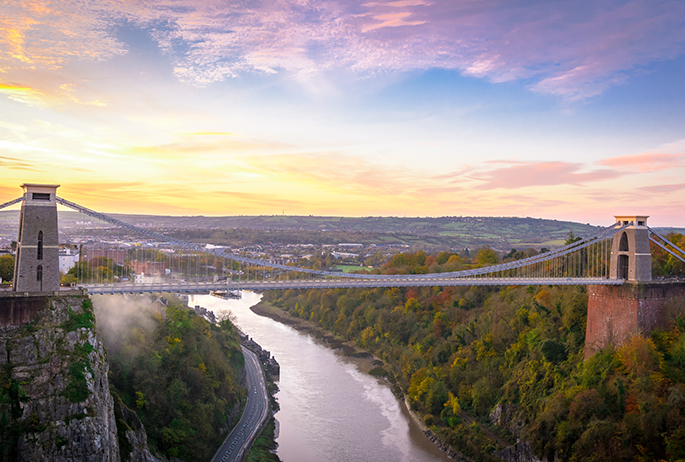 Clifton Suspension Bridge, Bristol. Photo: Envato Elements Bristol UK