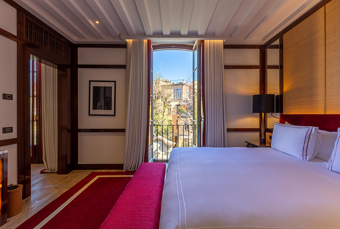 Photo courtesy of Portrait Milano design historic hotel Portrait Milano Quadrilatero della Moda Corso Venezia