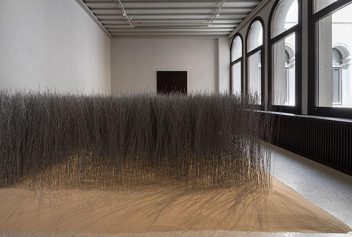 Lee Ufan, exhibition view at SMAC Venice SMAC San Marco Art Centre Venice Italy