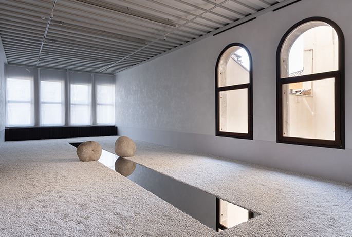 Lee Ufan, exhibition view at SMAC Venice SMAC San Marco Art Centre Venice Italy